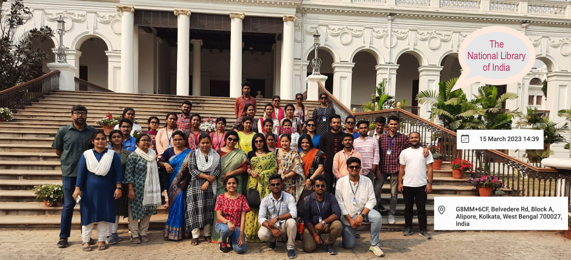 The National Library of India – Visited on 15.03.2023